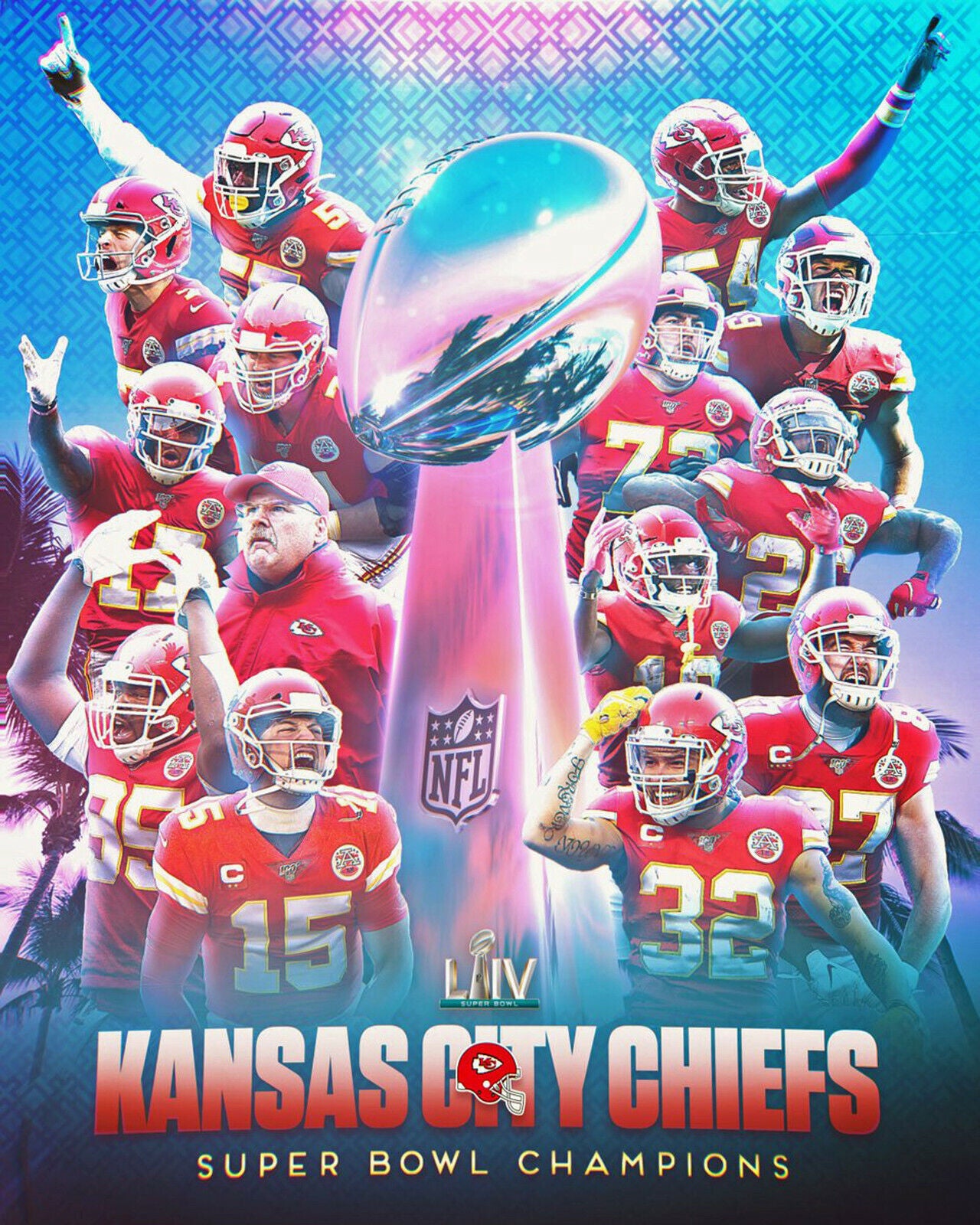 Super Bowl LVII 2023 Champion Kansas City Chiefs Hoodie - Trends Bedding