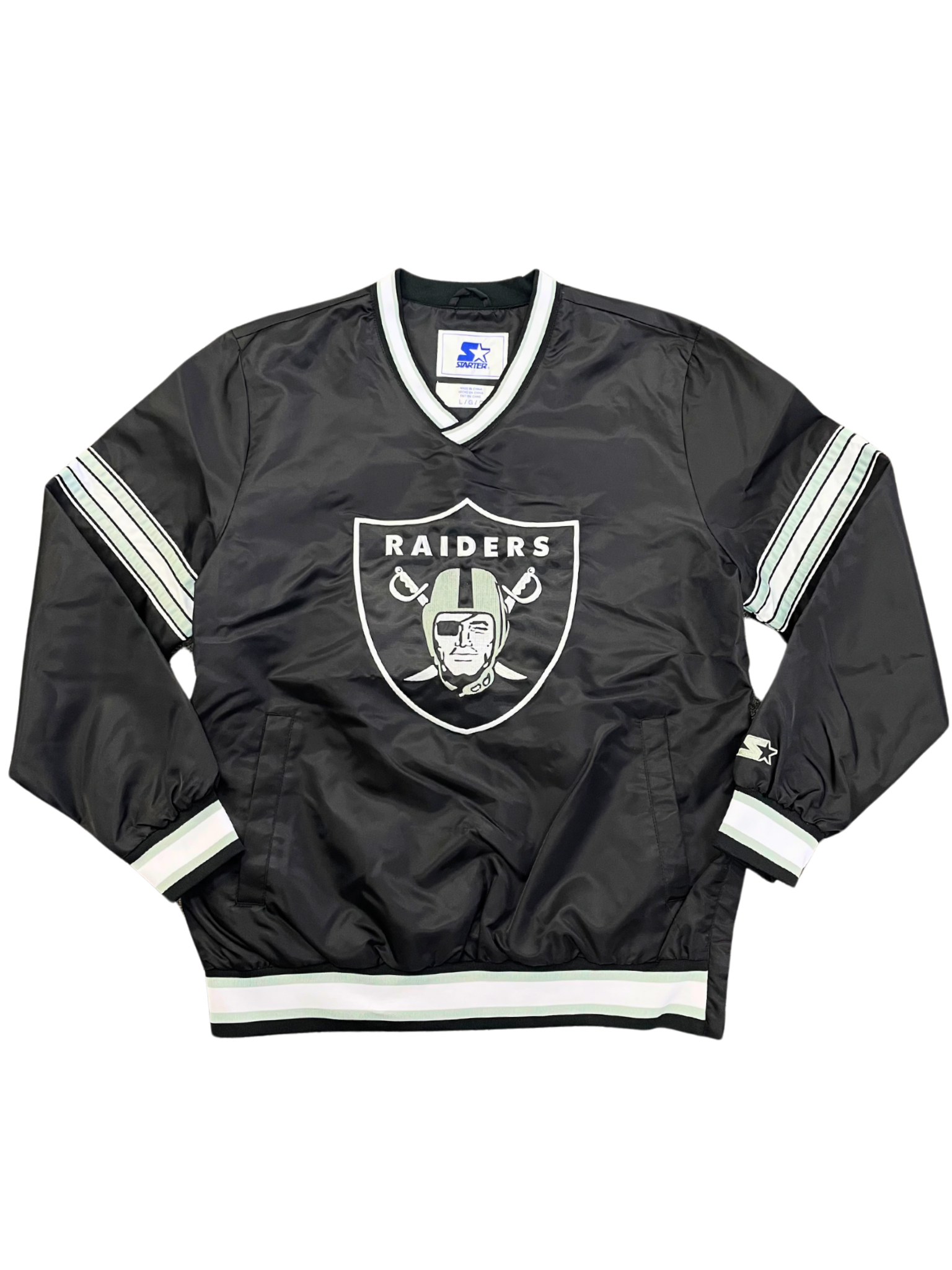 Las Vegas Raiders Starter Pull-over Windbreaker - Main Image