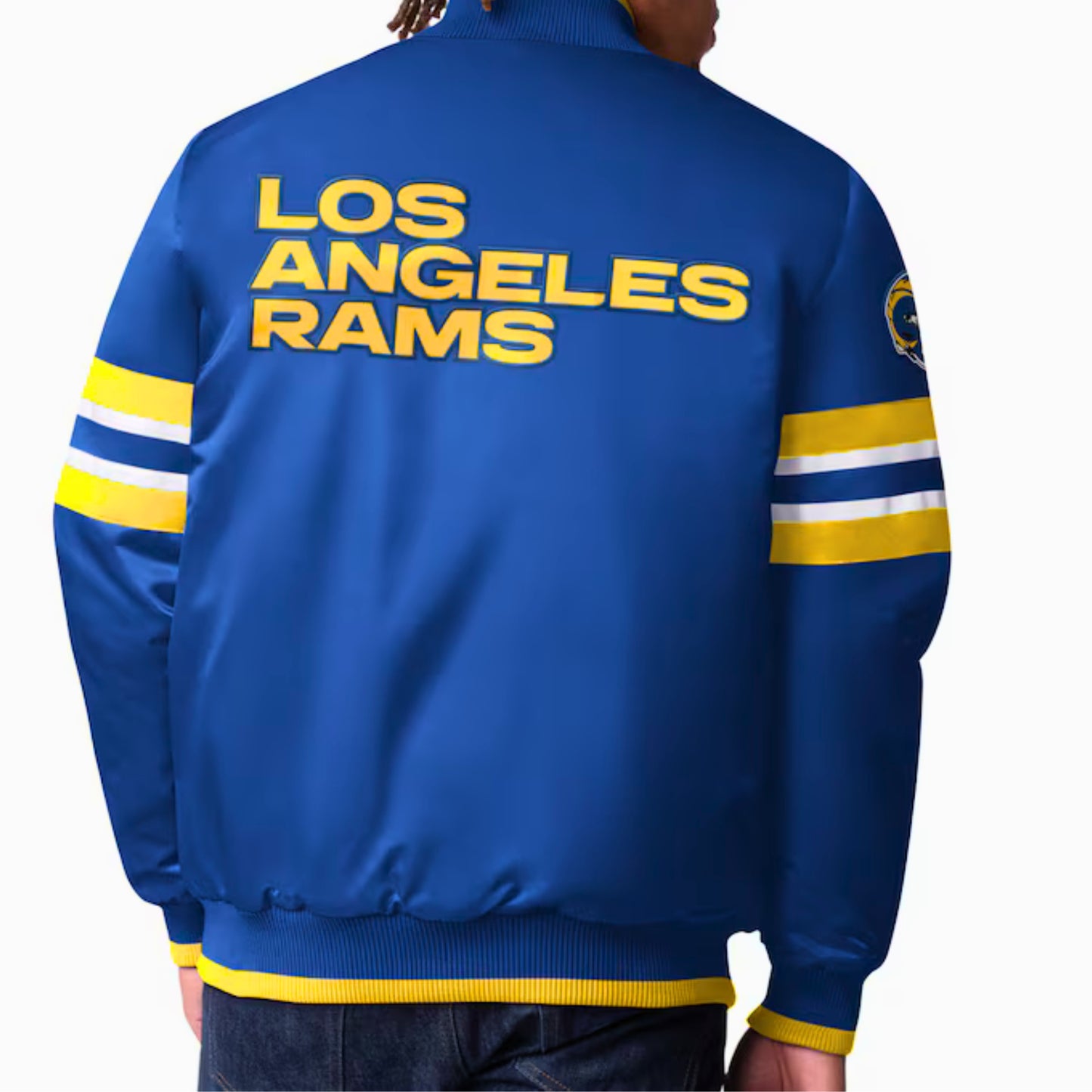 Men's Los Angeles Rams Starter Scout I Full-Snap Varsity Jacket