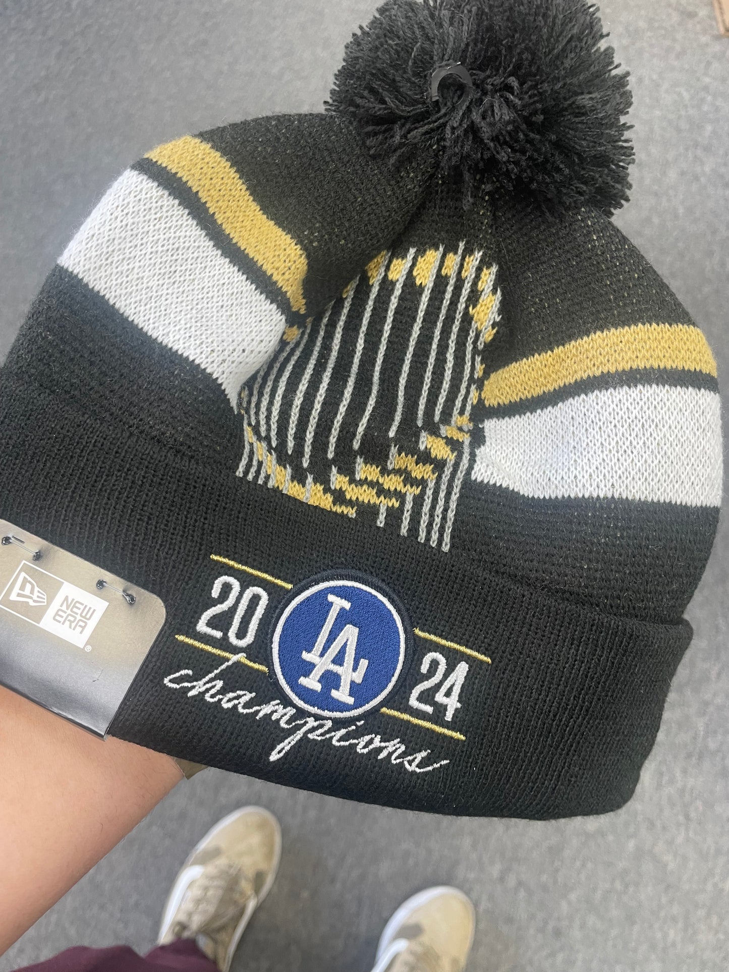 LA Dodgers 2024 World Series Champion Beanie