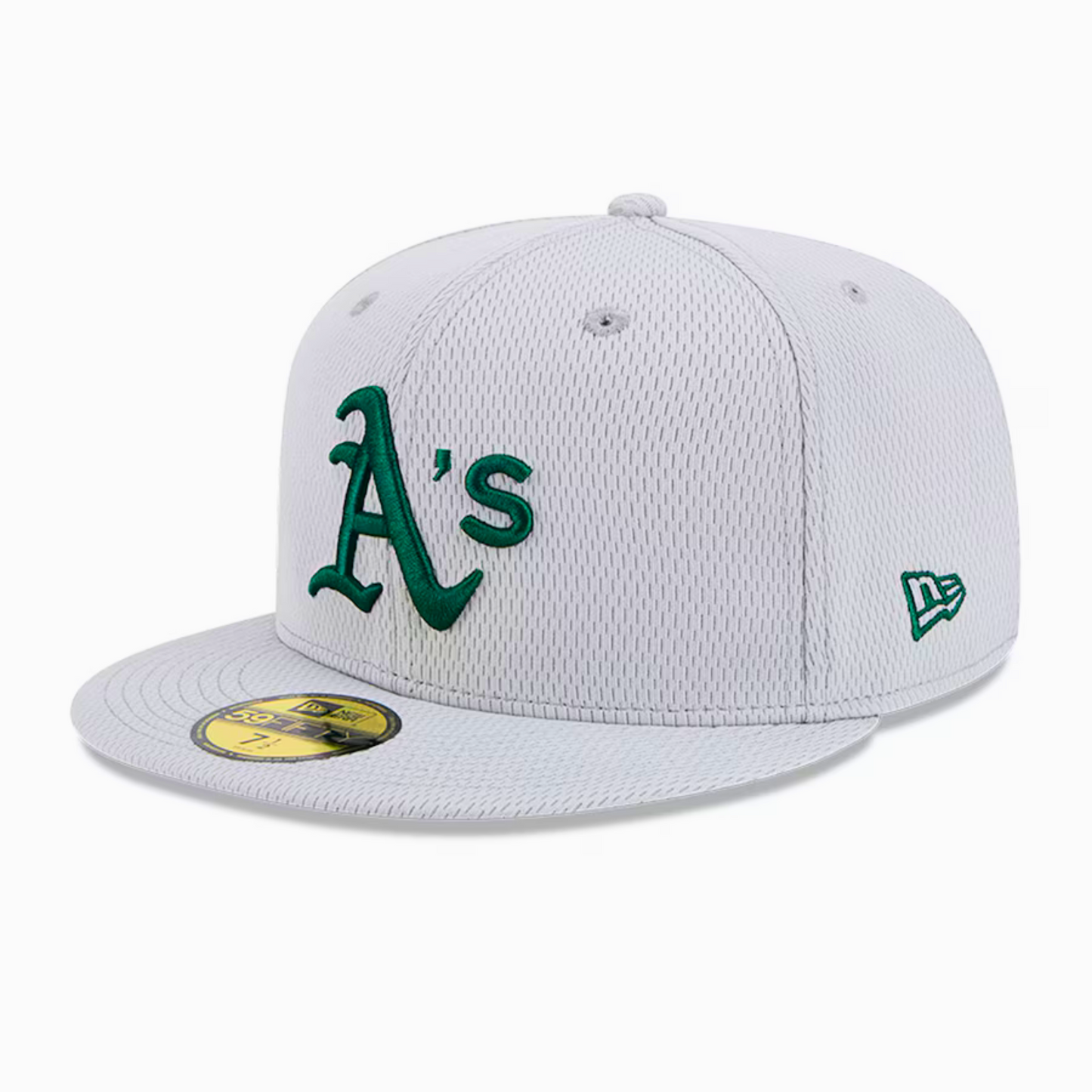 Men's Athletics New Era Gray 2025 MLB Clubhouse 59FIFTY Fitted Hat