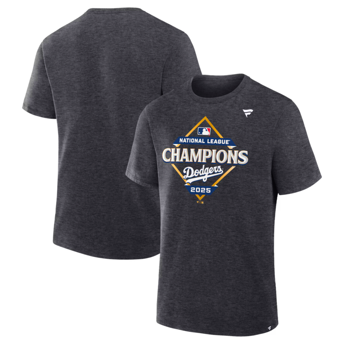Los Angeles Dodgers 2025 National League Champions Locker Room T-Shirt