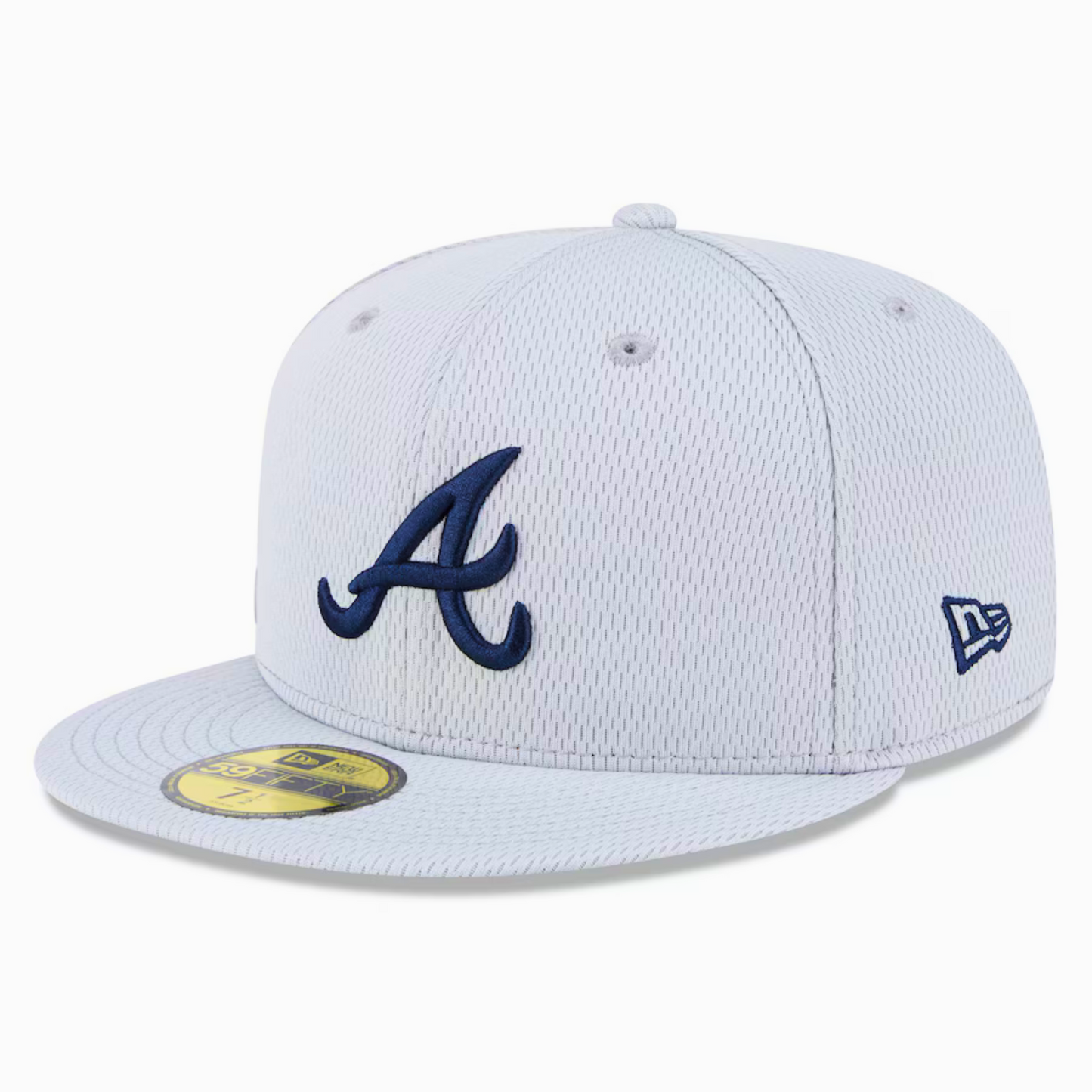 Men's Atlanta Braves New Era Gray 2025 MLB Clubhouse 59FIFTY Fitted Hat