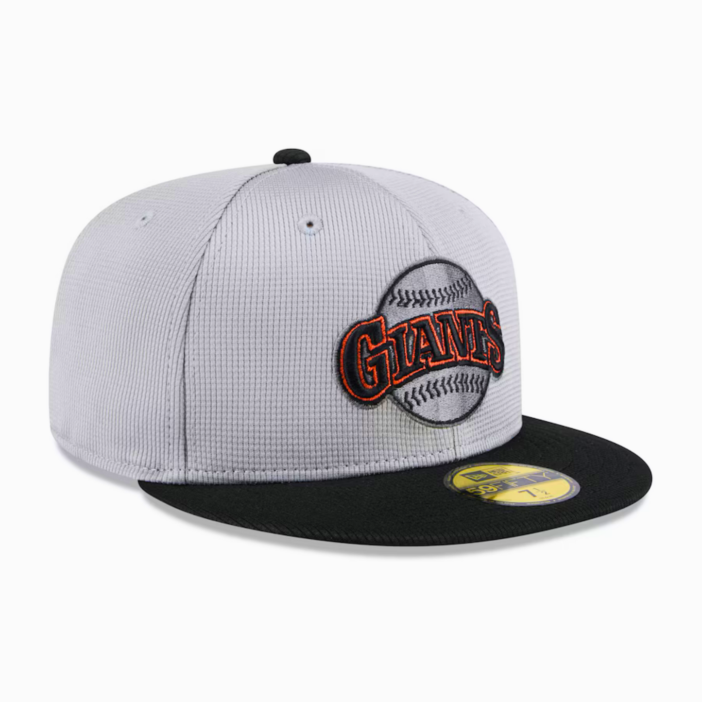 Men's San Francisco Giants New Era Gray/Black 2025 Batting Practice 59FIFTY Fitted Hat