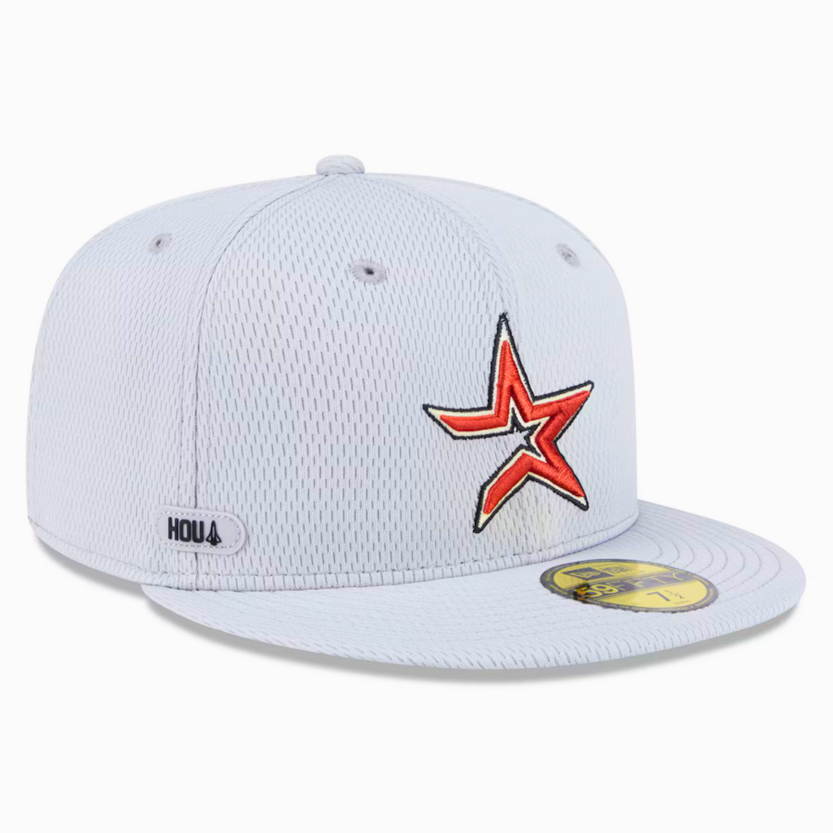 Men's Houston Astros New Era Gray 2025 MLB Clubhouse 59FIFTY Fitted Hat