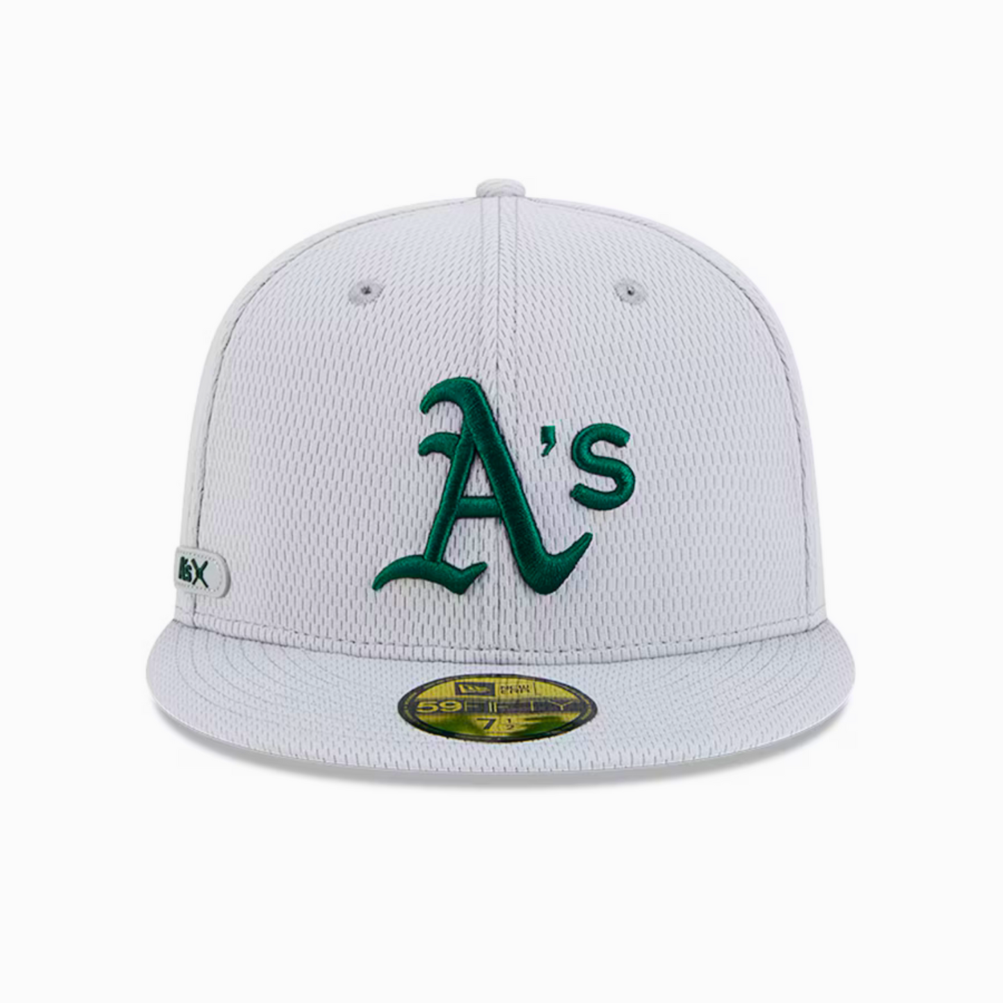 Men's Athletics New Era Gray 2025 MLB Clubhouse 59FIFTY Fitted Hat