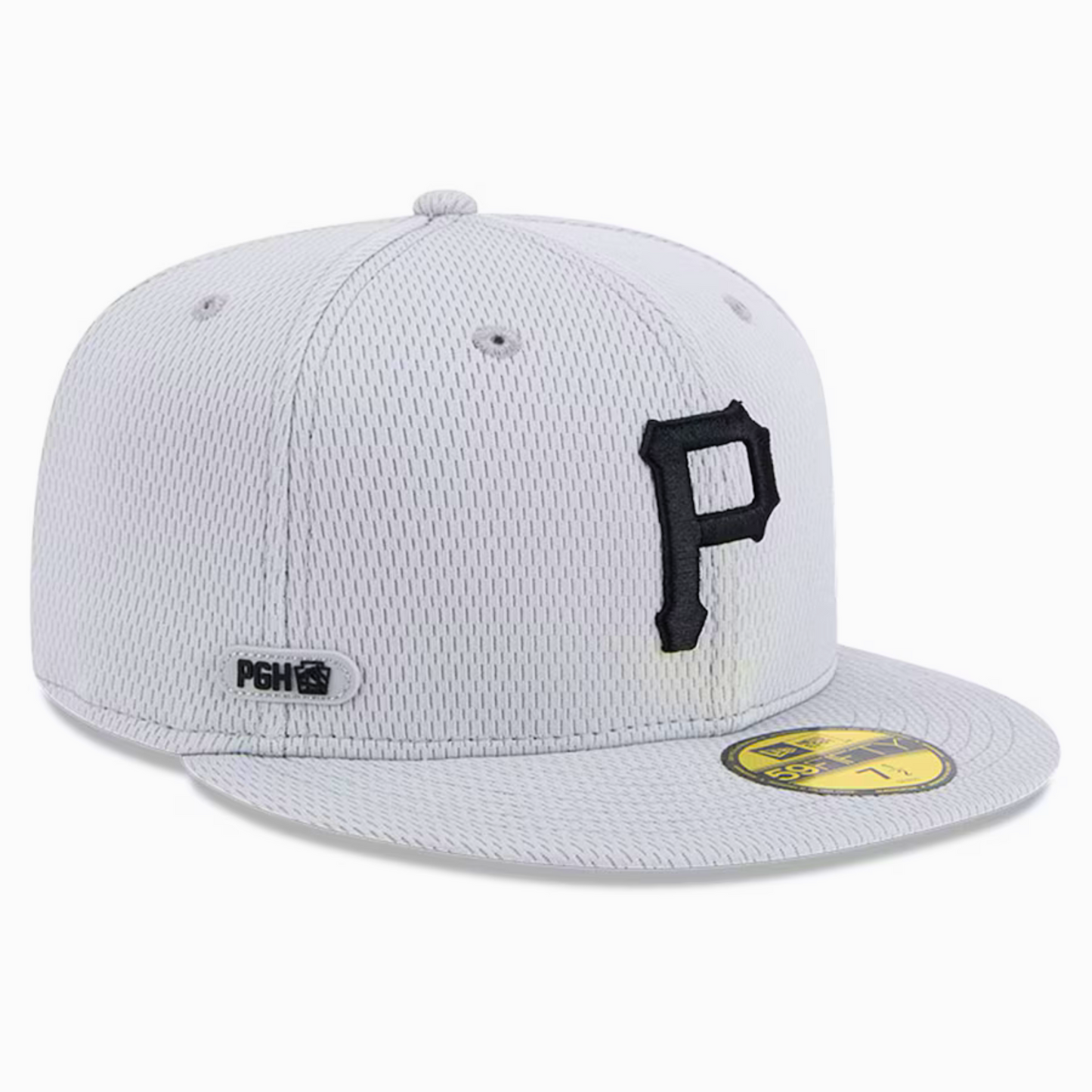 Men's Pittsburgh Pirates New Era Gray 2025 MLB Clubhouse 59FIFTY Fitted Hat