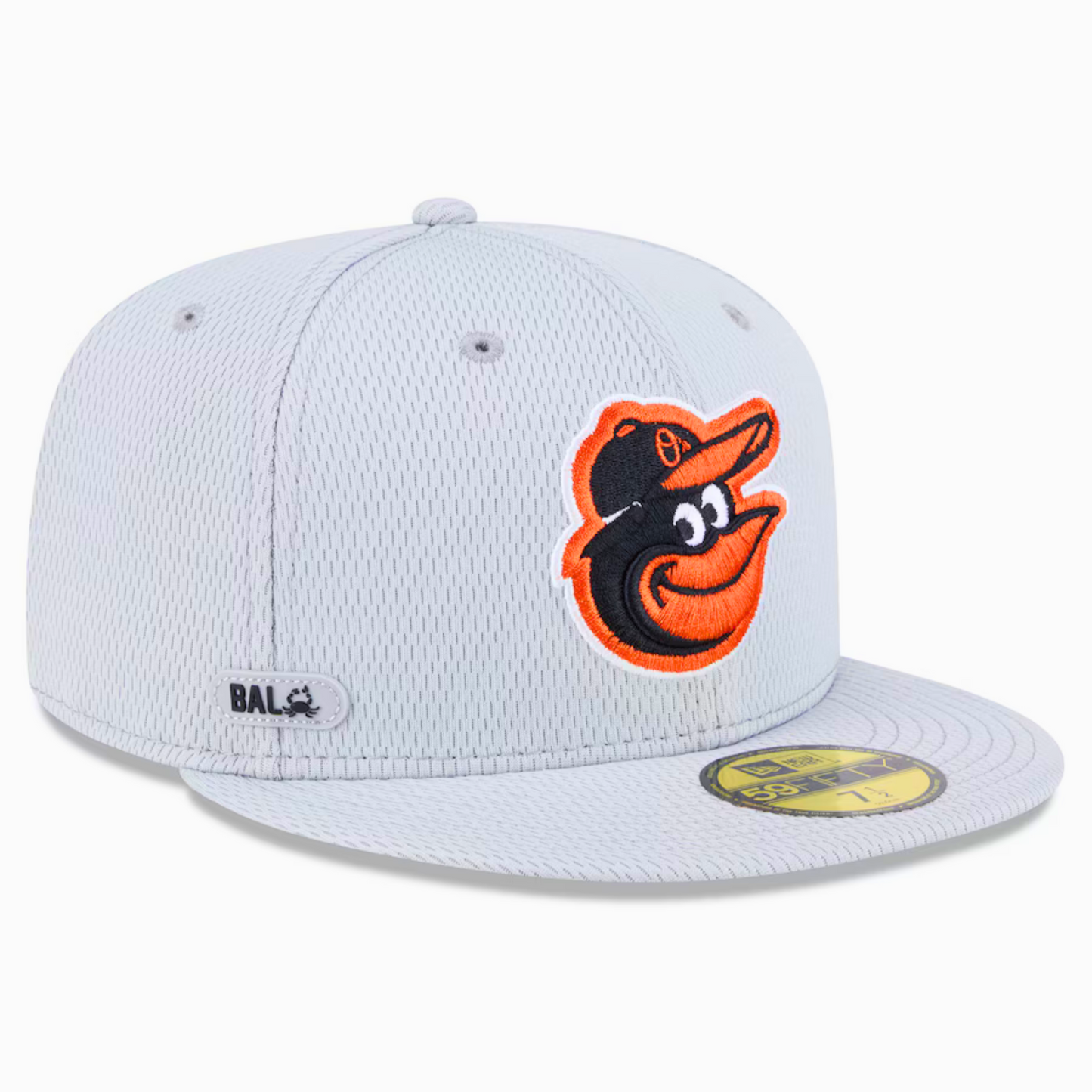 Men's Baltimore Orioles New Era Gray 2025 MLB Clubhouse 59FIFTY Fitted Hat