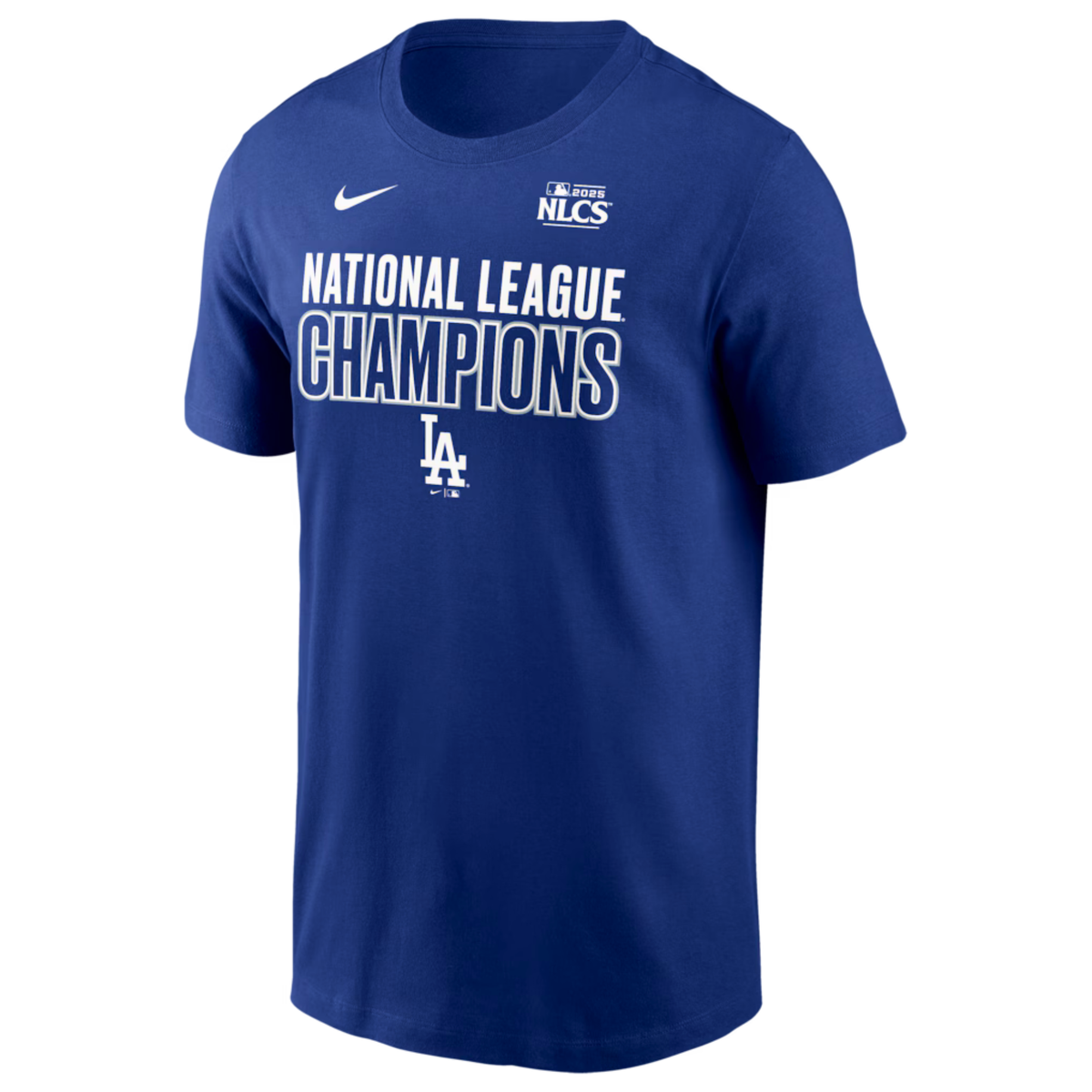 Men's Los Angeles Dodgers Nike Royal 2025 National League Champions T-Shirt