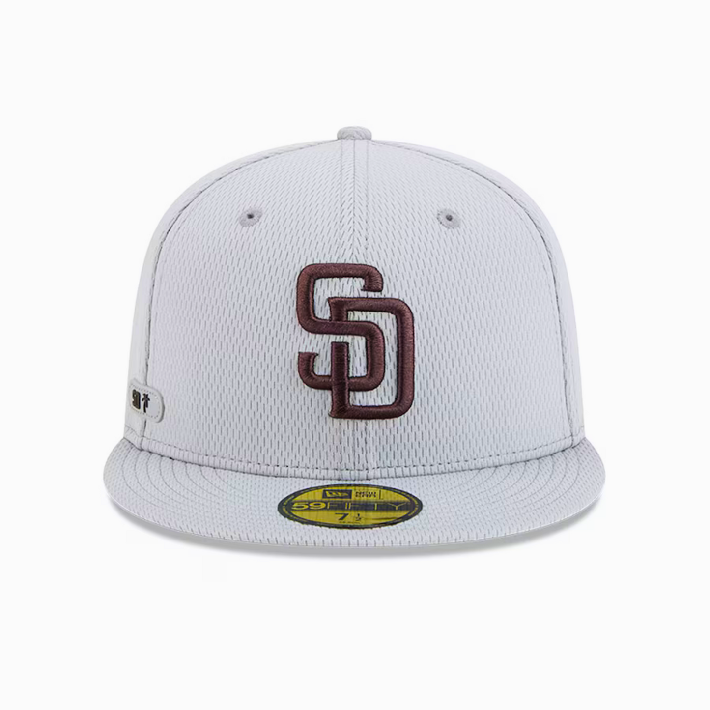 Men's San Diego Padres New Era Gray 2025 MLB Clubhouse 59FIFTY Fitted Hat