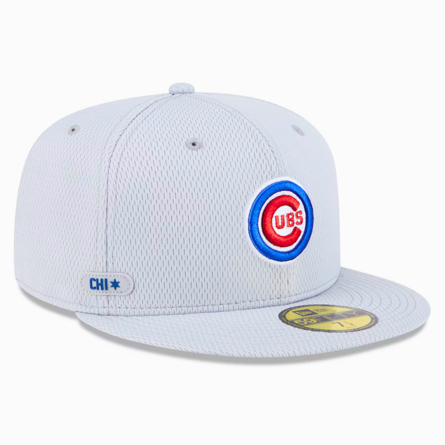 Men's Chicago Cubs New Era Gray 2025 MLB Clubhouse 59FIFTY Fitted Hat