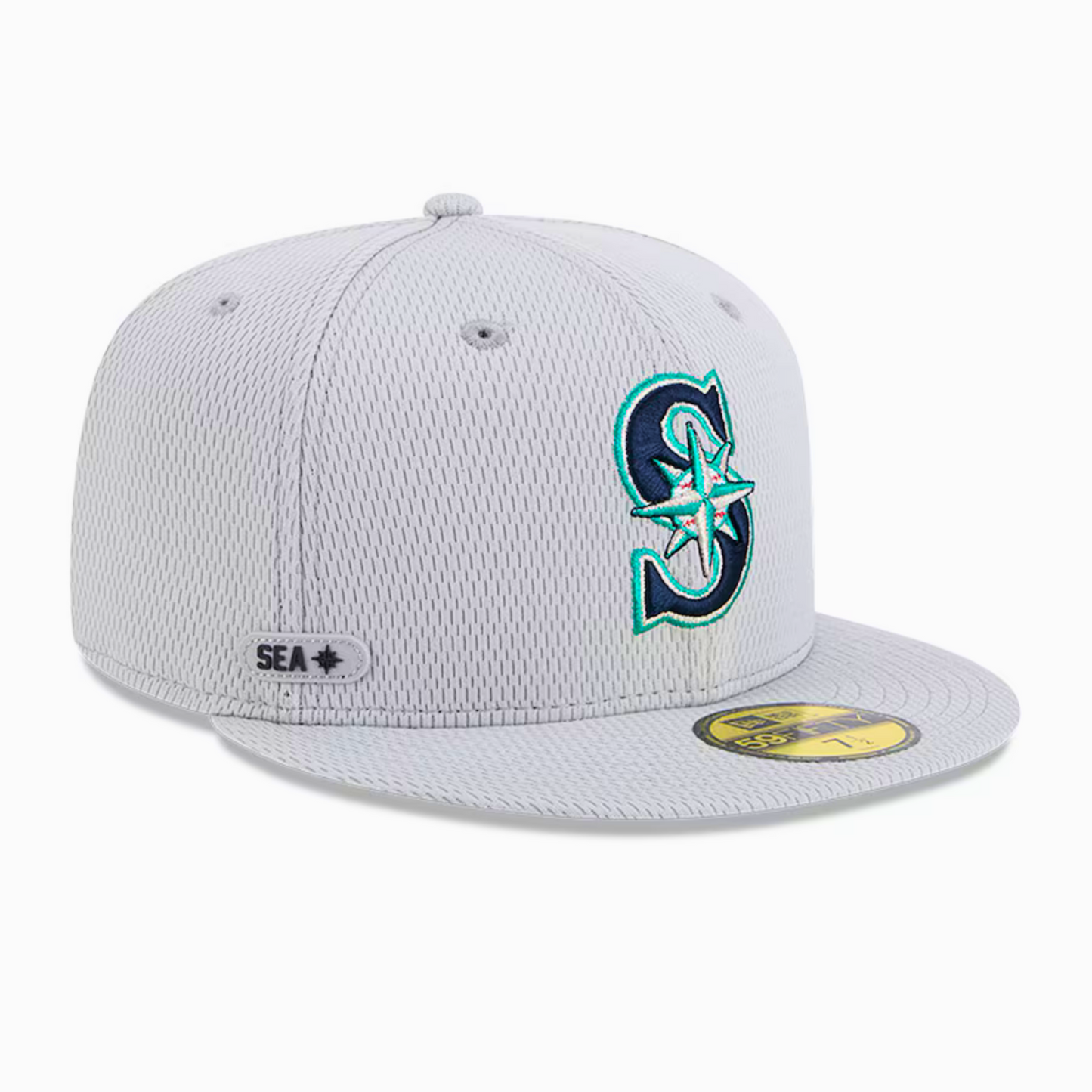 Men's Seattle Mariners New Era Gray 2025 MLB Clubhouse 59FIFTY Fitted Hat