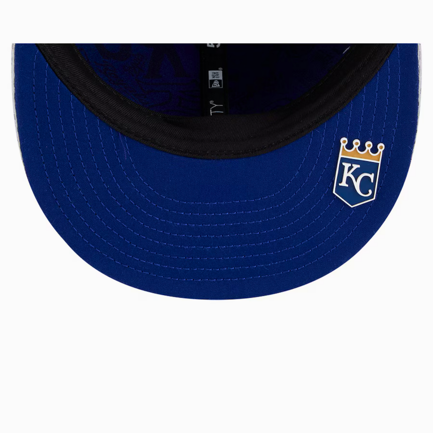 Men's Kansas City Royals New Era Gray 2025 MLB Clubhouse 59FIFTY Fitted Hat