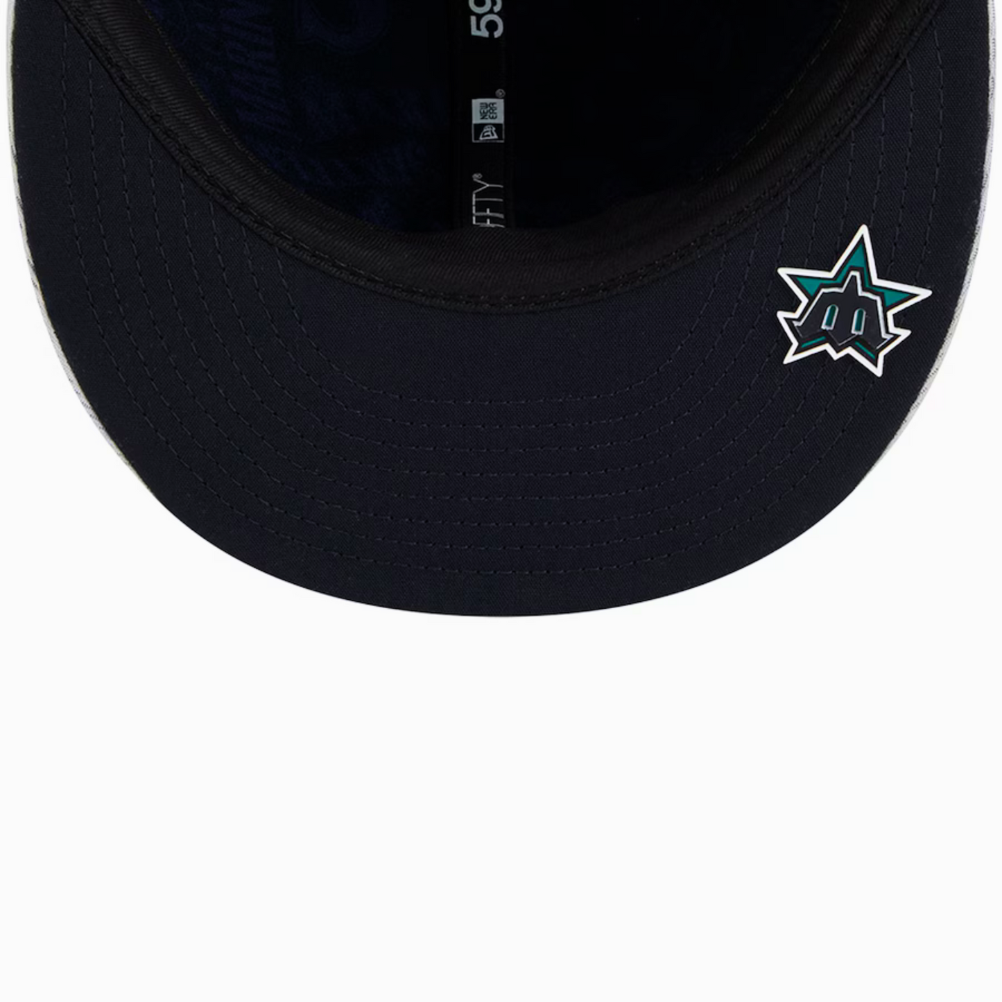 Men's Seattle Mariners New Era Gray 2025 MLB Clubhouse 59FIFTY Fitted Hat