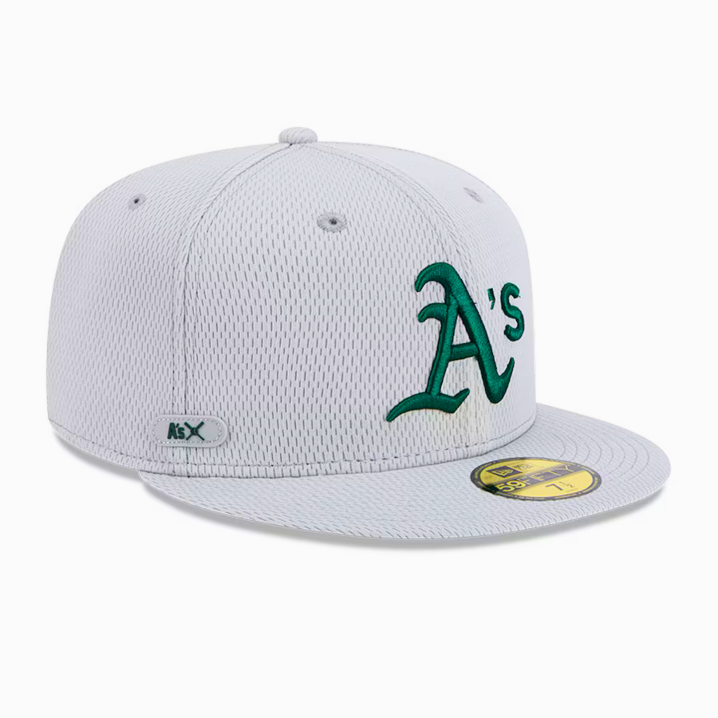 Men's Athletics New Era Gray 2025 MLB Clubhouse 59FIFTY Fitted Hat