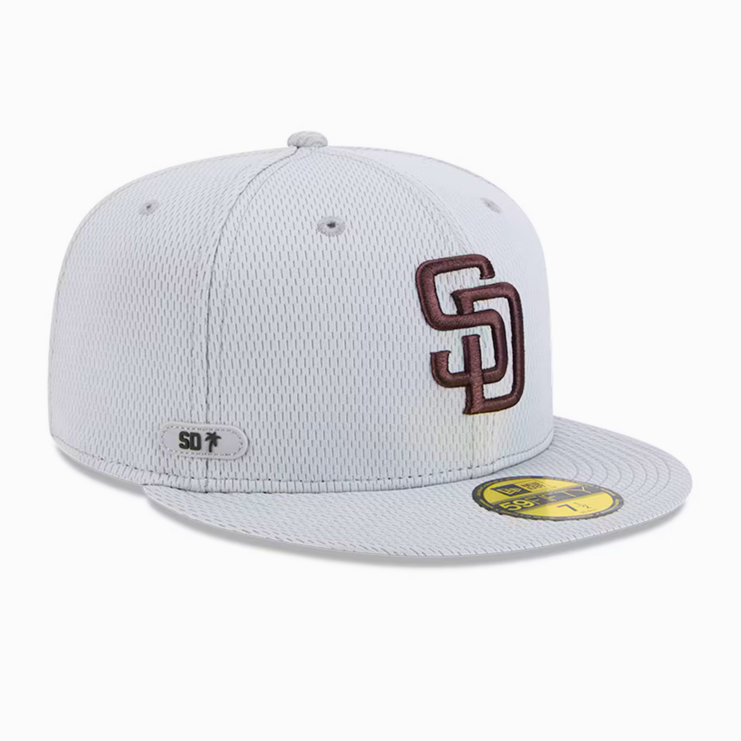 Men's San Diego Padres New Era Gray 2025 MLB Clubhouse 59FIFTY Fitted Hat