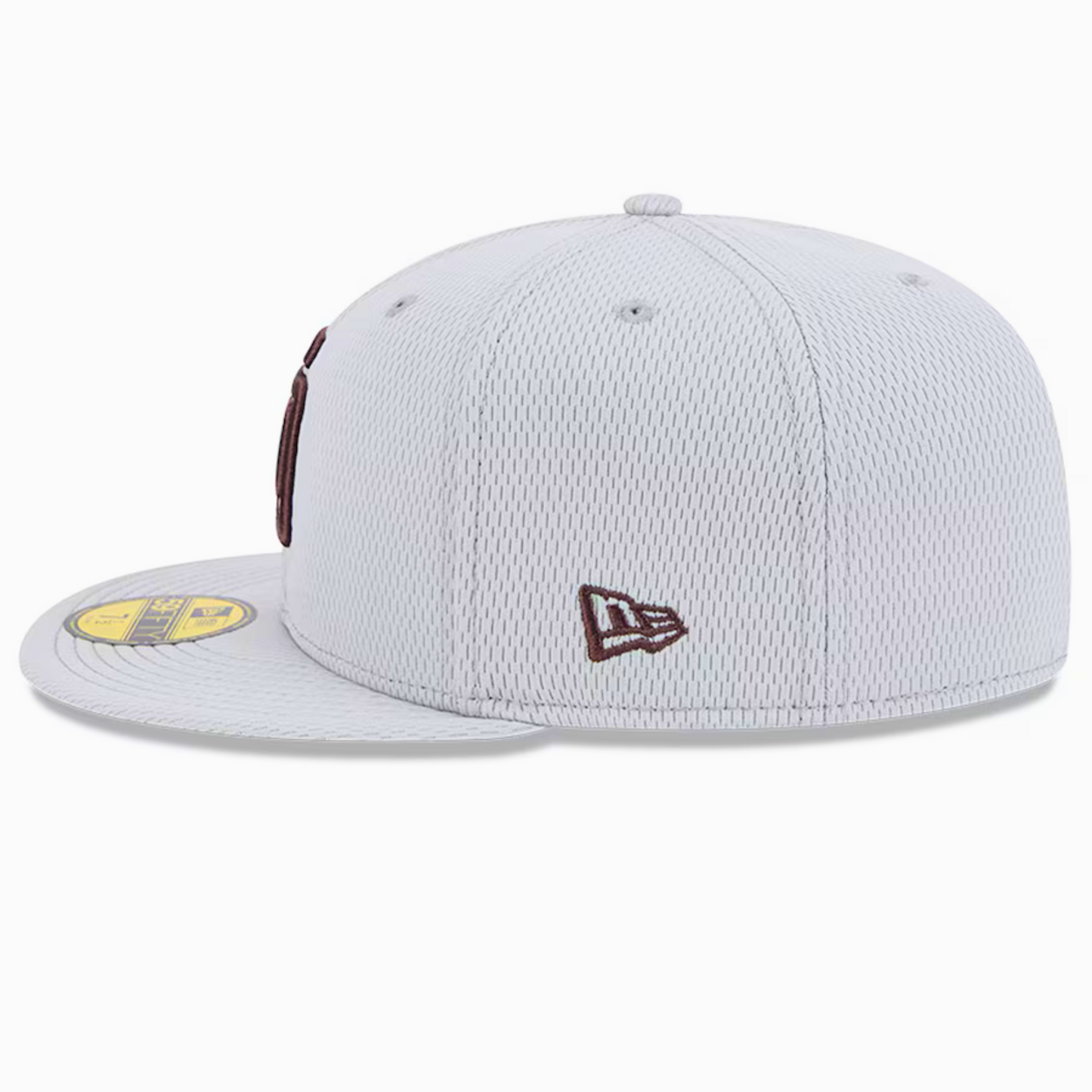 Men's San Diego Padres New Era Gray 2025 MLB Clubhouse 59FIFTY Fitted Hat