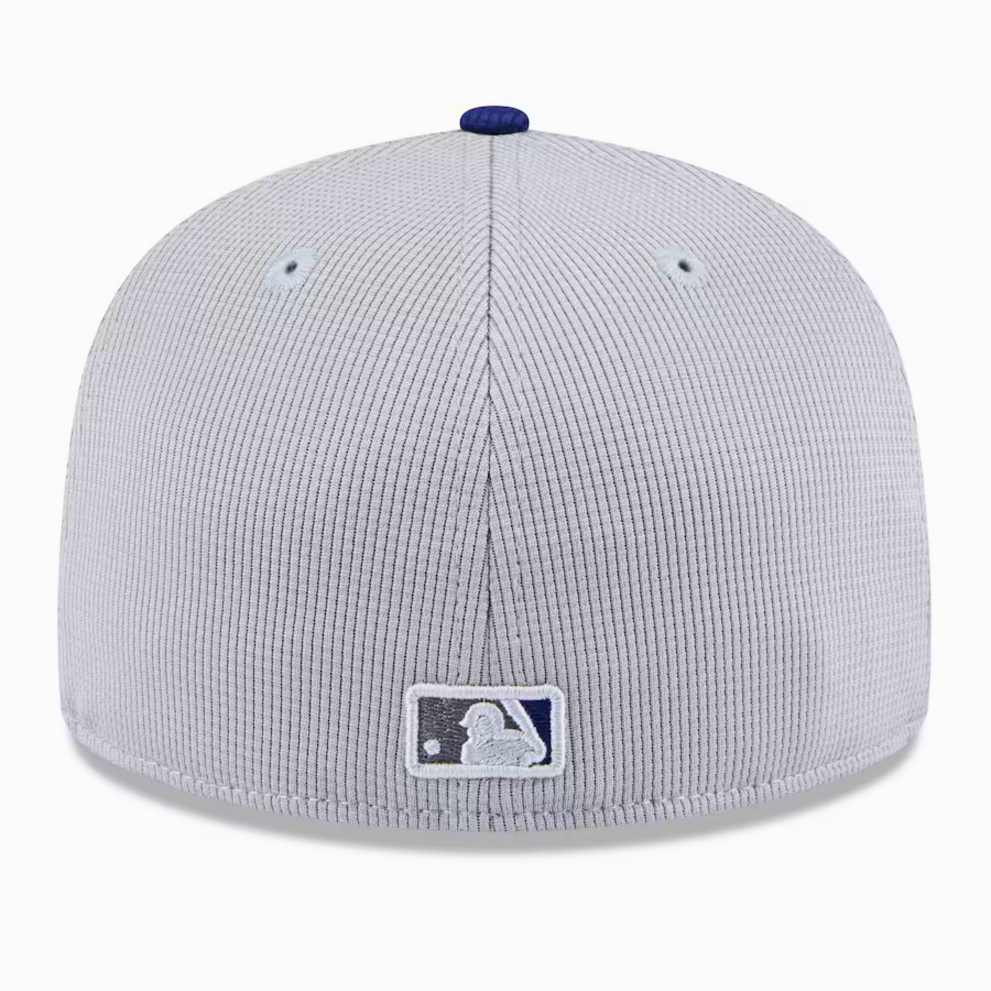 Men's Los Angeles Dodgers New Era Gray/Royal 2025 Batting Practice 59FIFTY Fitted Hat