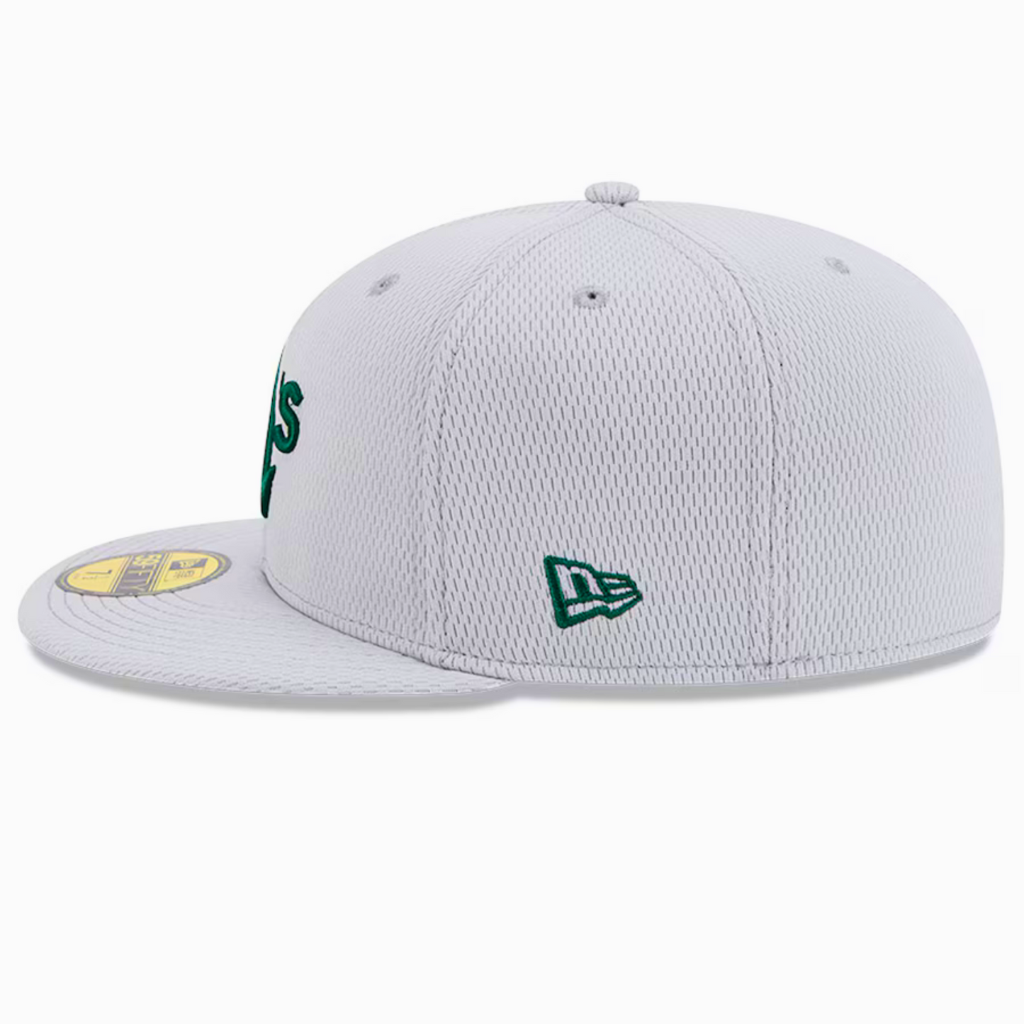 Men's Athletics New Era Gray 2025 MLB Clubhouse 59FIFTY Fitted Hat