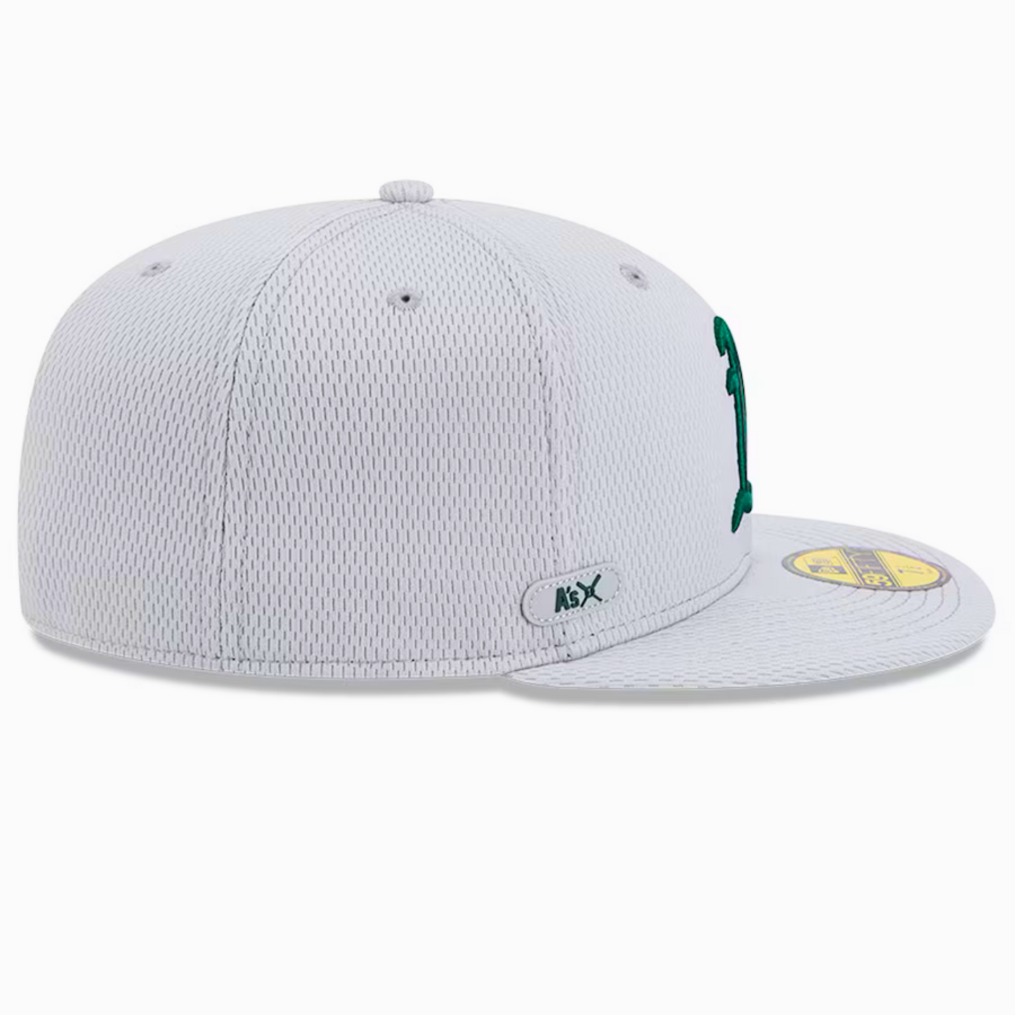 Men's Athletics New Era Gray 2025 MLB Clubhouse 59FIFTY Fitted Hat