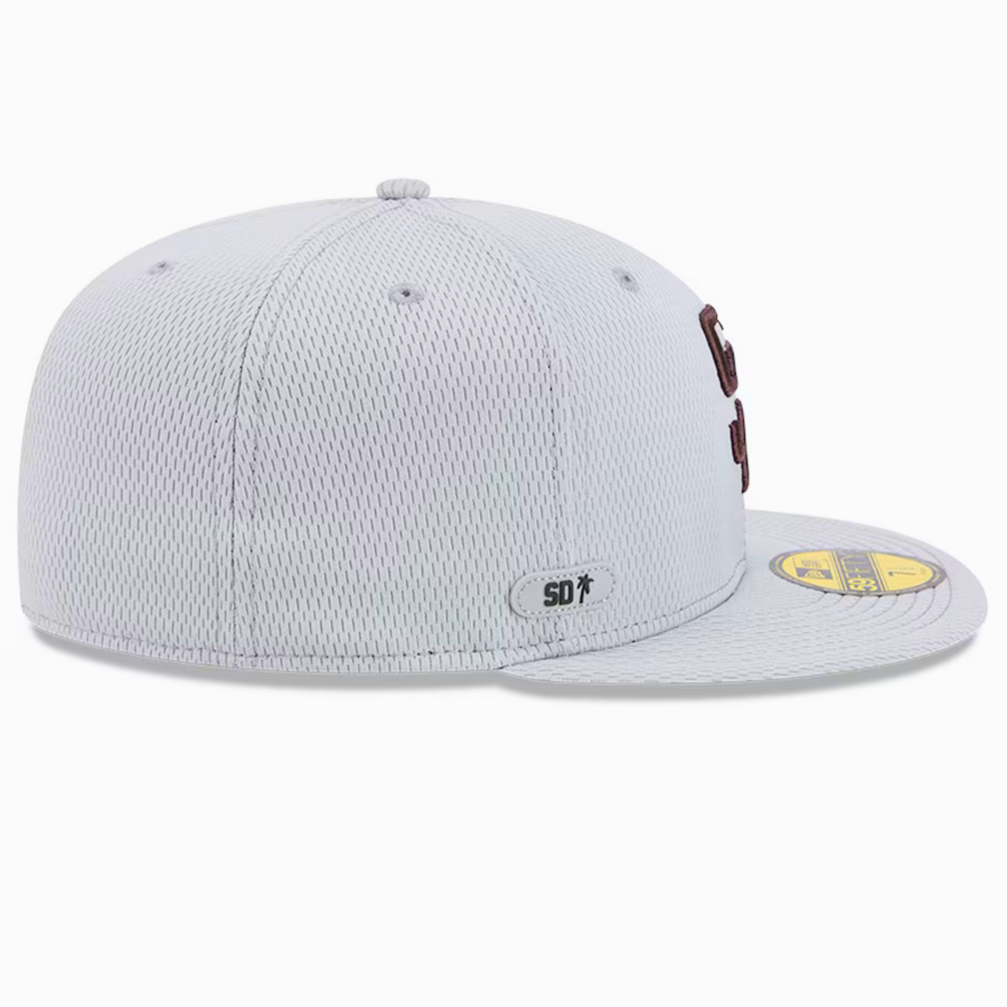 Men's San Diego Padres New Era Gray 2025 MLB Clubhouse 59FIFTY Fitted Hat