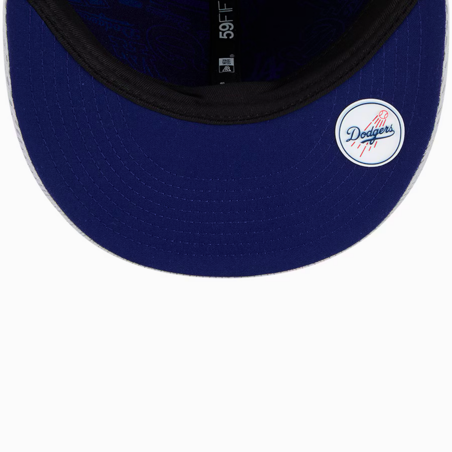 Men's Los Angeles Dodgers New Era Gray 2025 MLB Clubhouse 59FIFTY Fitted Hat