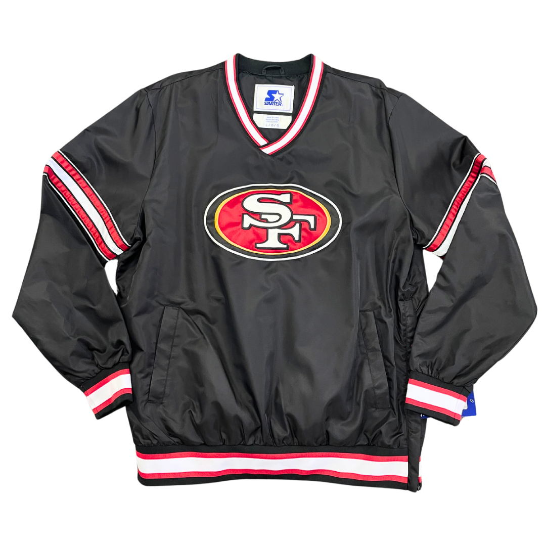 San Francisco 49ers Starter Pull-over Windbreaker – #1 Sports Fan San Francisco 49ers Starter Pull-over Windbreaker – #1 Sports Fan