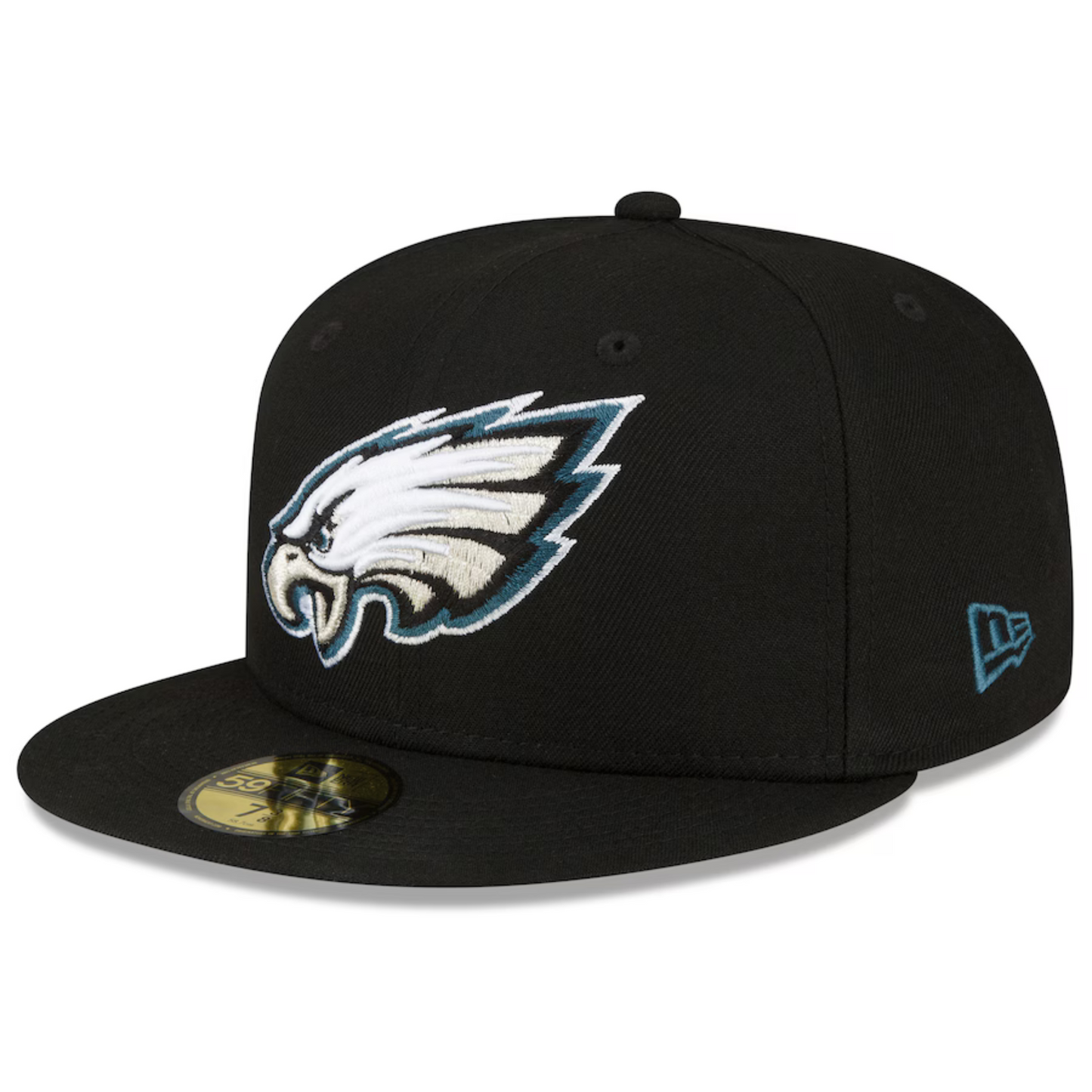 Men's Philadelphia Eagles New Era Black Super Bowl LIX Champions Side Patch 59FIFTY Fitted Hat
