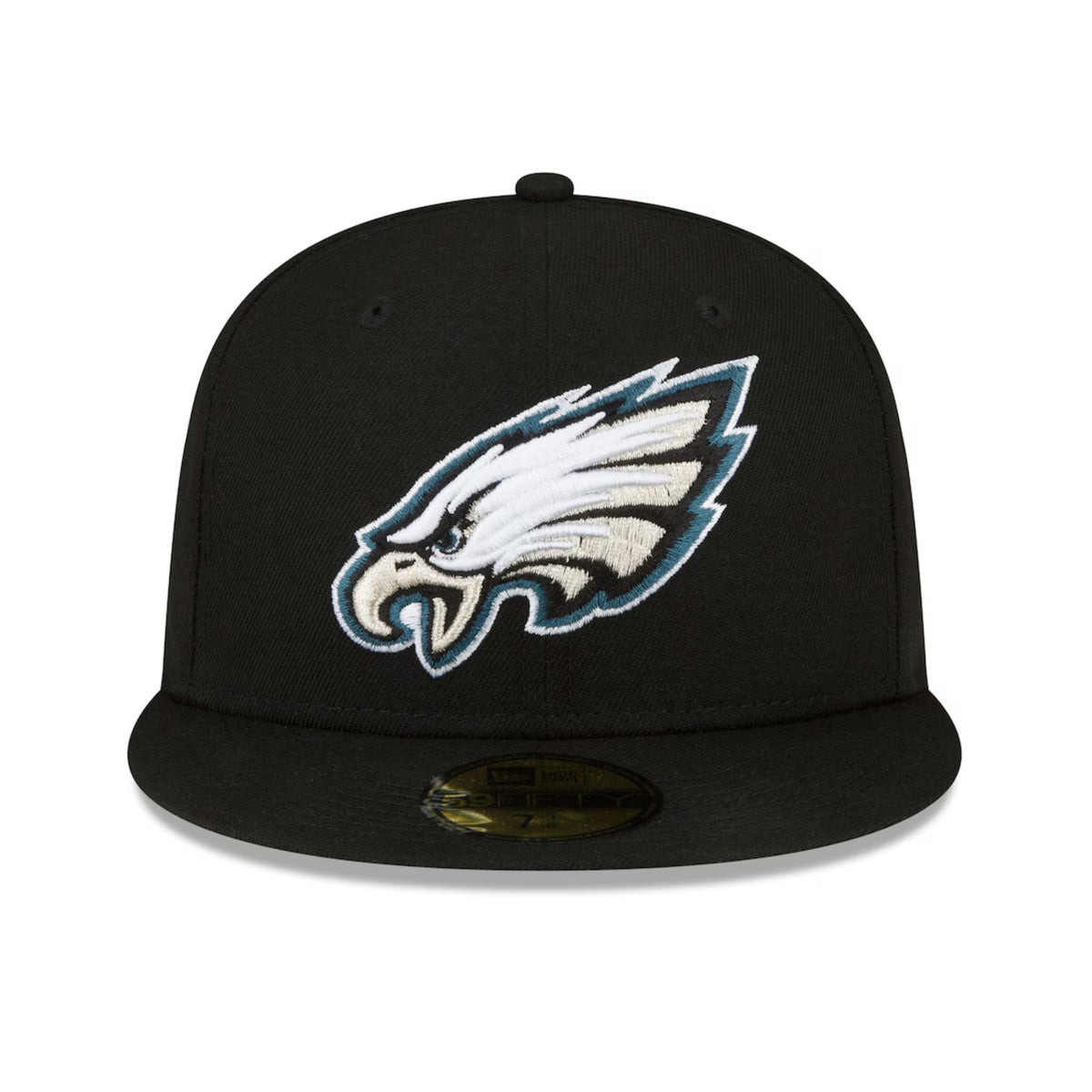 Philadelphia Eagles Men's New Era Black Super Bowl LIX Side Patch 59FIFTY Fitted Hat