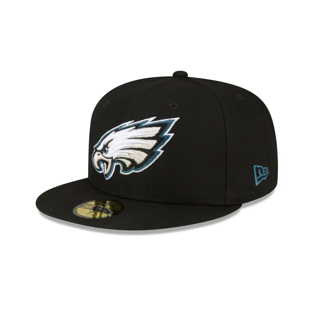 Philadelphia Eagles Men's New Era Black Super Bowl LIX Side Patch 59FIFTY Fitted Hat
