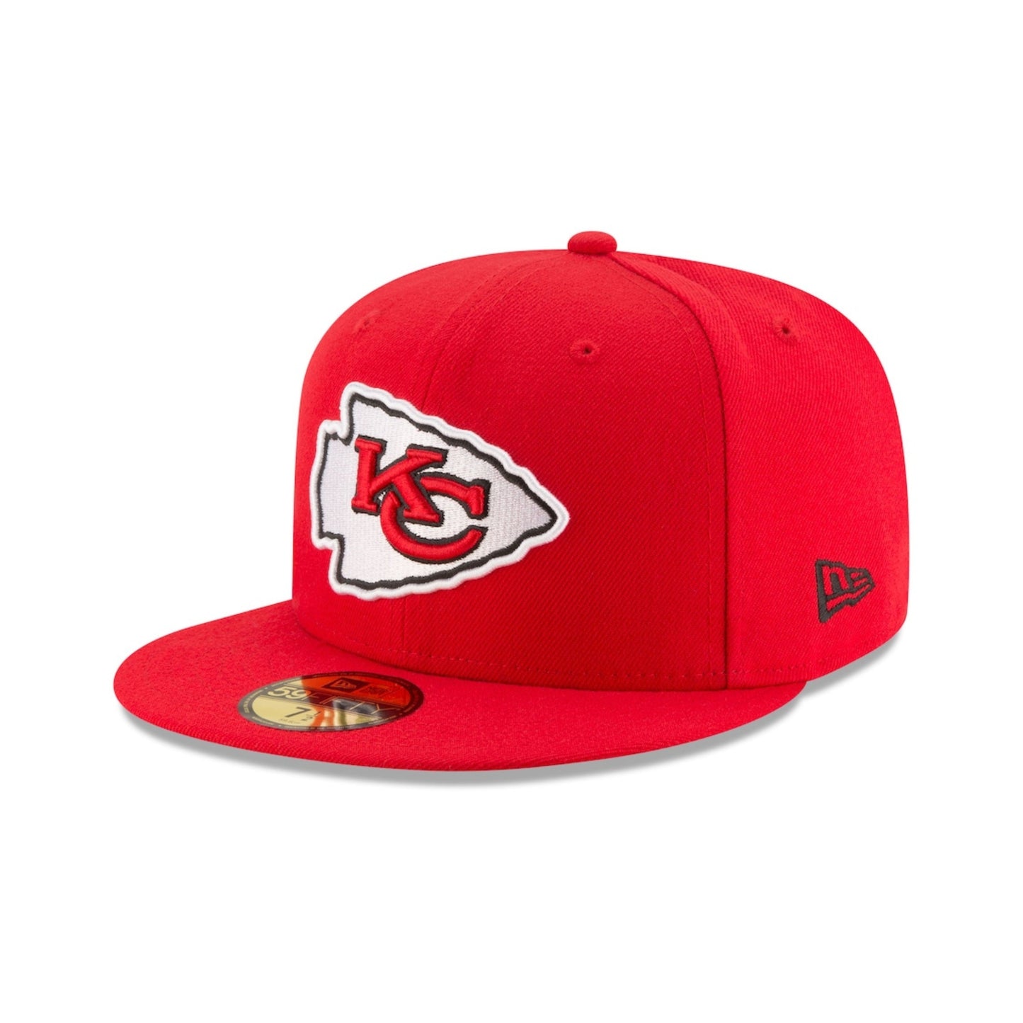Black & Red Kansas City Chiefs Men's Super Bowl LIX Side Patch 59FIFTY Fitted Hat