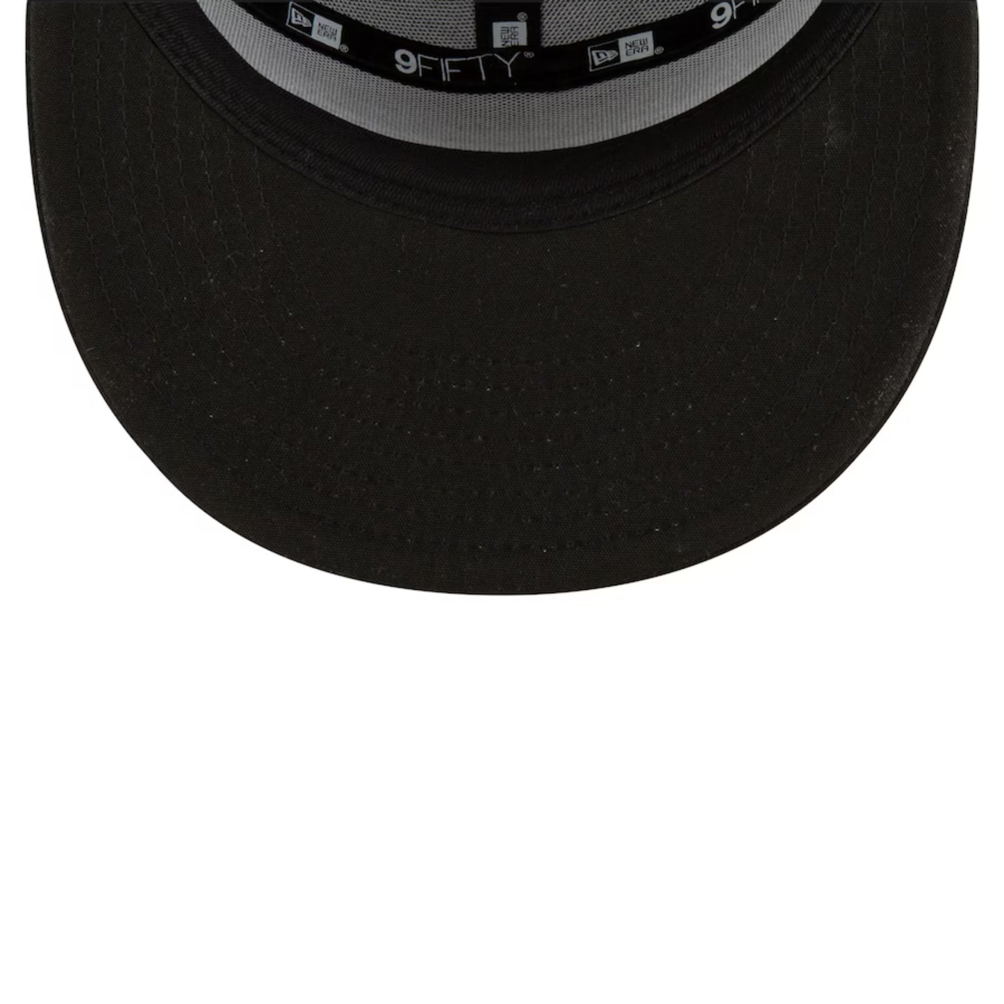 Men's Kansas City Chiefs New Era Black Super Bowl LIX Tarmac Split Panel 9FIFTY Snapback Hat