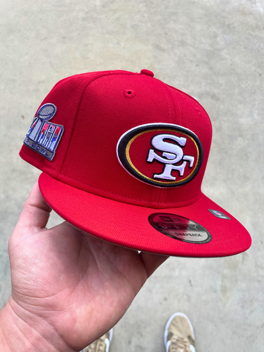 49ers 2023 Super Bowl LVIII Hat (Snapback)