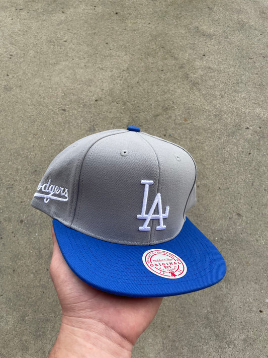 Los Angeles Dodgers (Grey) M&N Snapback
