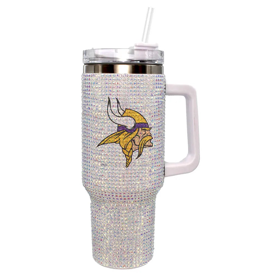 Minnesota Vikings Colossal Bling Insulated 40oz Tumbler