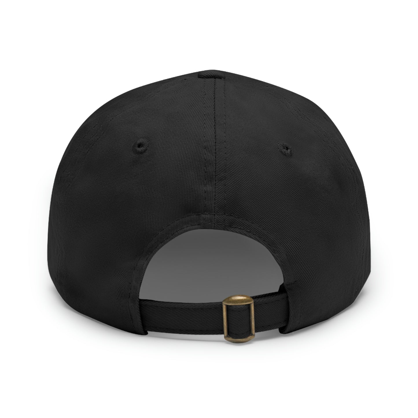 USA Brown Leather Patch (square) Dad Hat