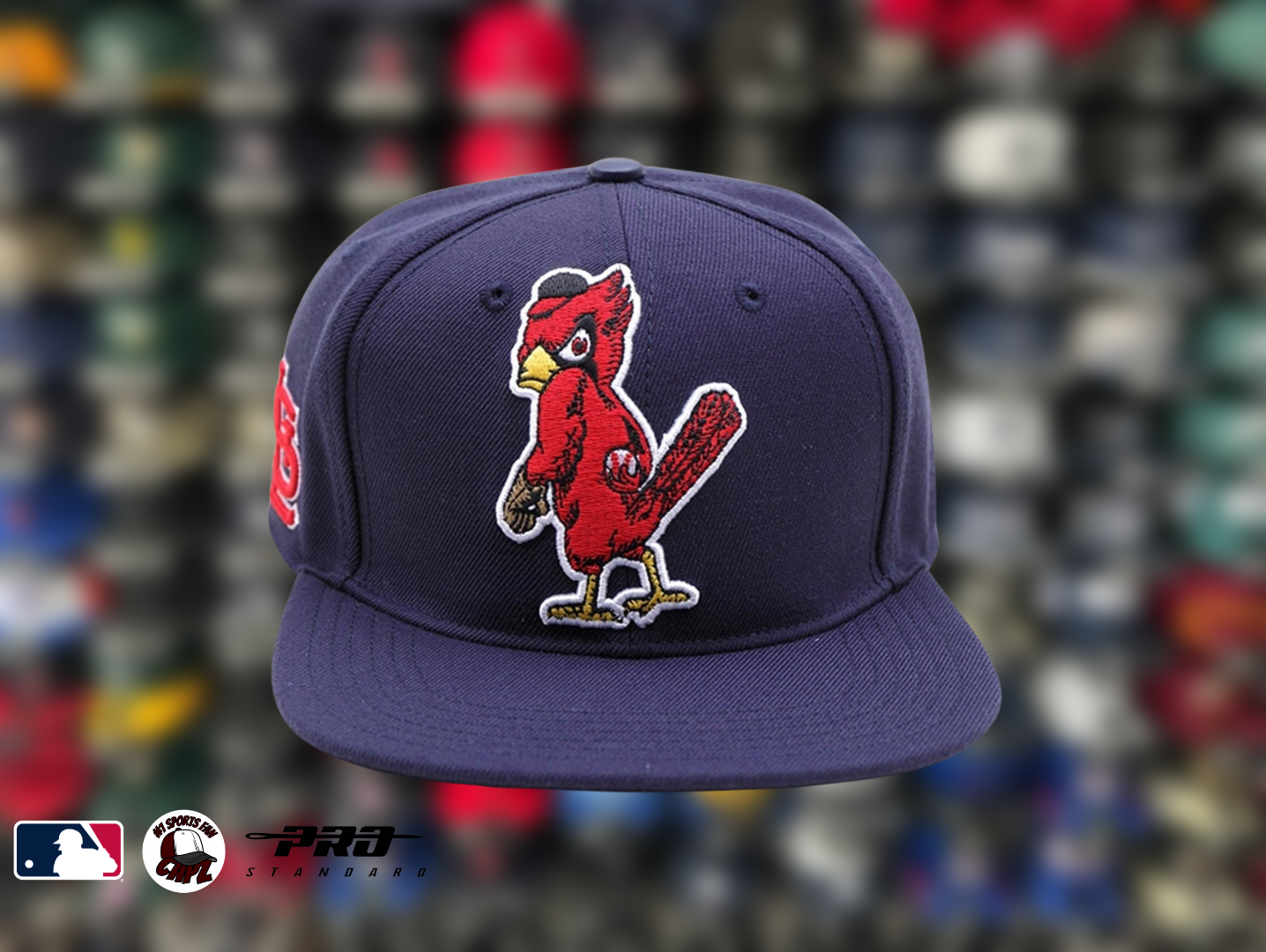 Pro Standard St Louis Cardinals 06 WS Snapback Hat Cap Pink/Mint
