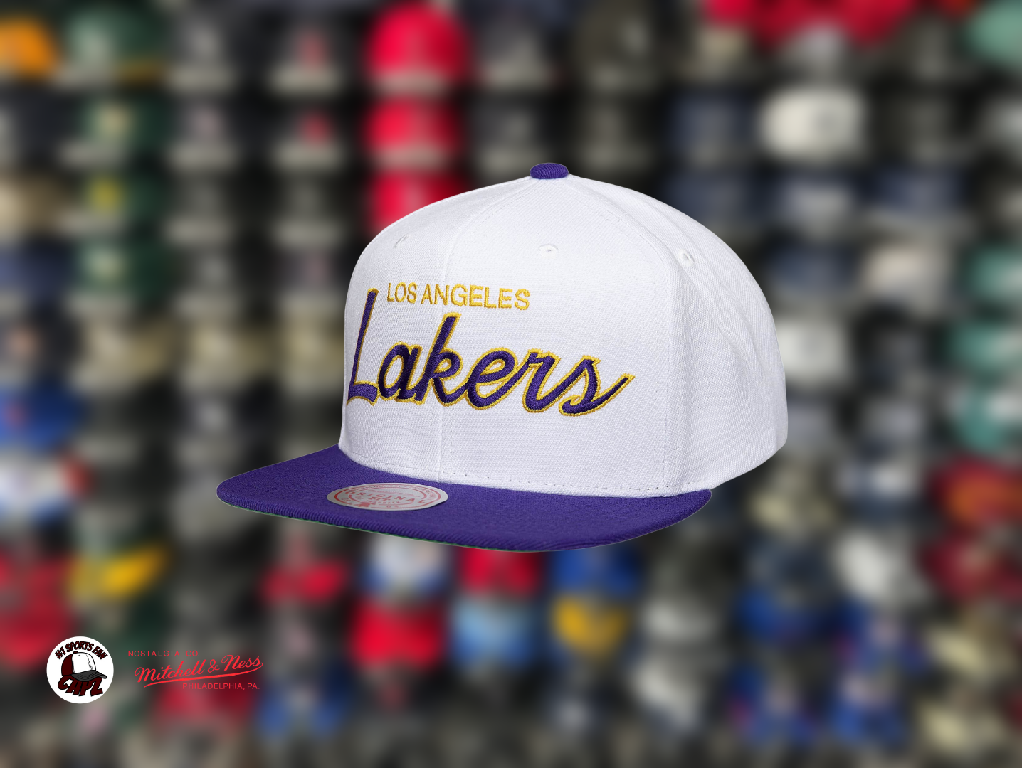 Mitchell & Ness Los Angeles Lakers Hat Cap Snapback Nostalgia