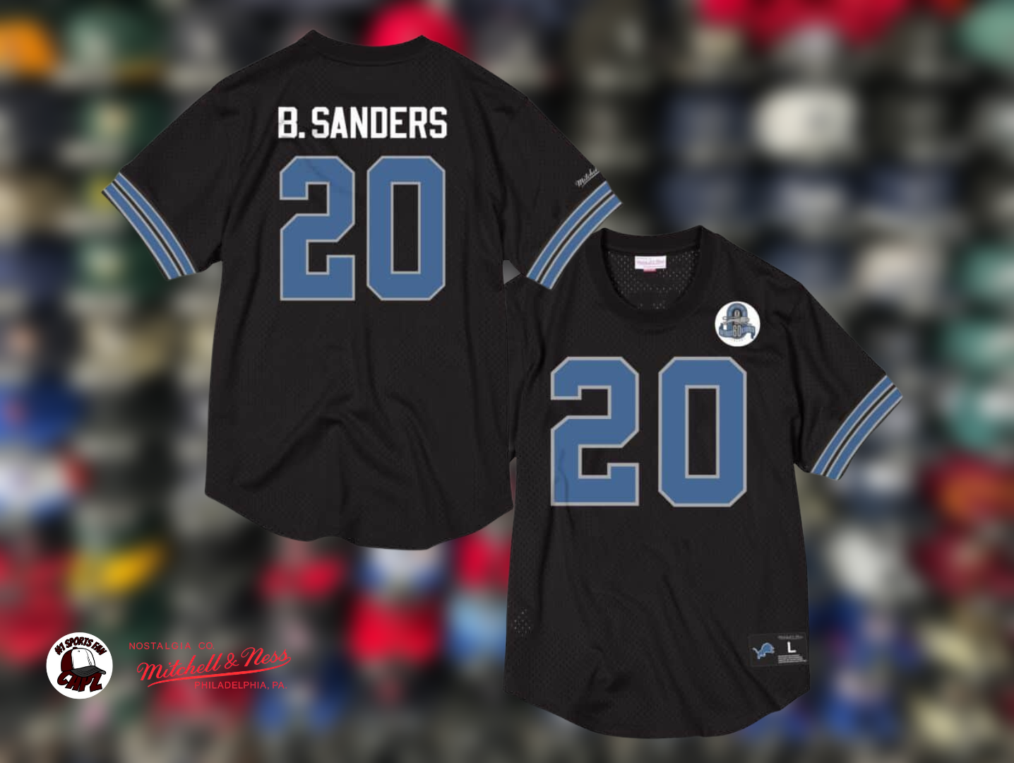 Barry sanders jersey outlet black