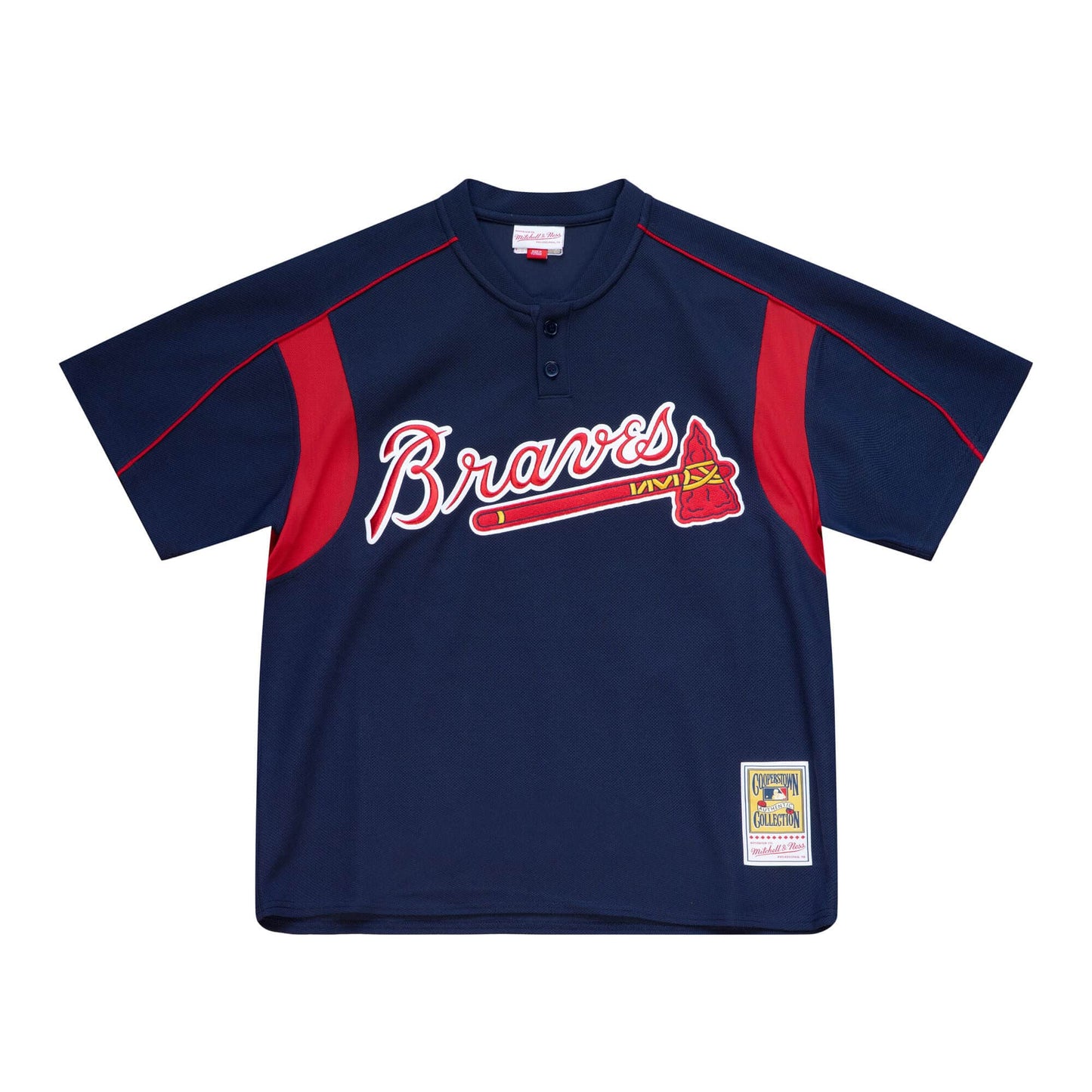 Chipper Jones Cooper's Town BP Mitchell & Ness Jersey