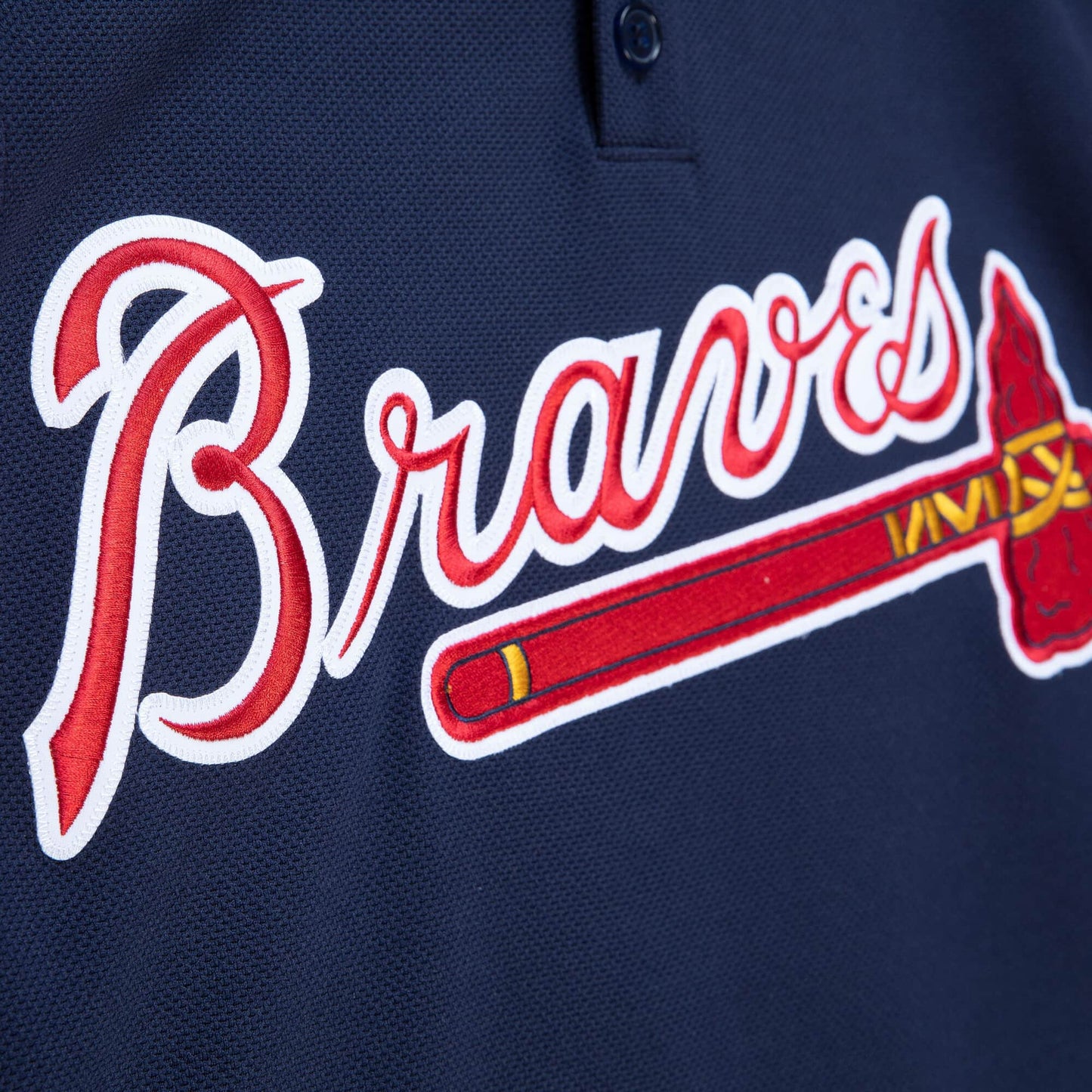 Chipper Jones Cooper's Town BP Mitchell & Ness Jersey