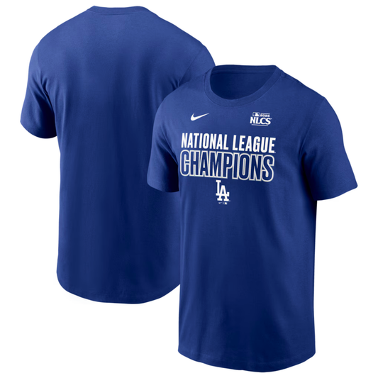 Men's Los Angeles Dodgers Nike Royal 2025 National League Champions T-Shirt