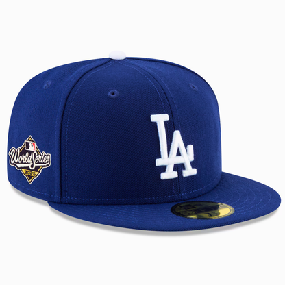 Men's Los Angeles Dodgers New Era Royal 2025 World Series Side Patch 59FIFTY Fitted Hat