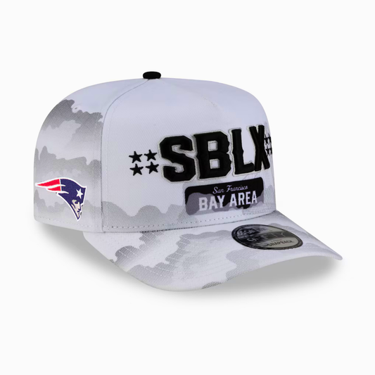 New England Patriots New Era White Super Bowl LX Tarmac 9FIFTY Snapback Hat