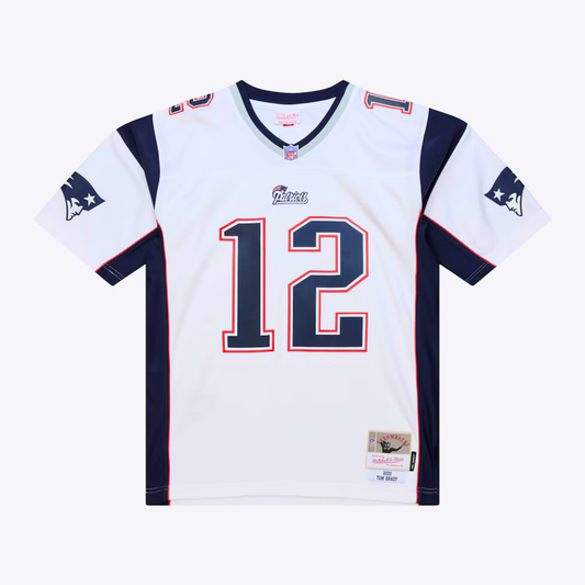 Men's New England Patriots Tom Brady Mitchell & Ness White 2000 Legacy Replica Jersey