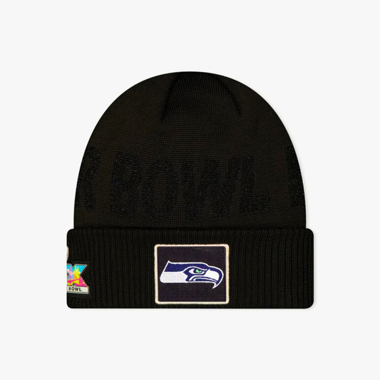 Seattle Seahawks Super Bowl LX 2025 Celebration Cuff Beanie
