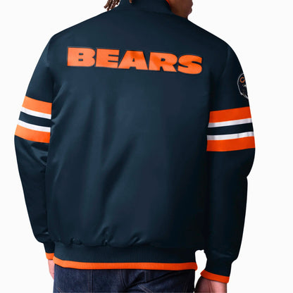 Men's Chicago Bears Starter Scout I Full-Snap Varsity Jacket