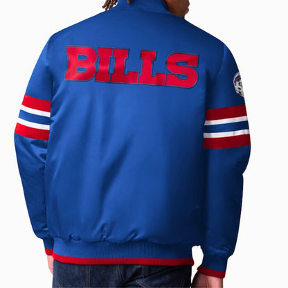 Men's Buffalo Bills Starter Scout I Full-Snap Varsity Jacket