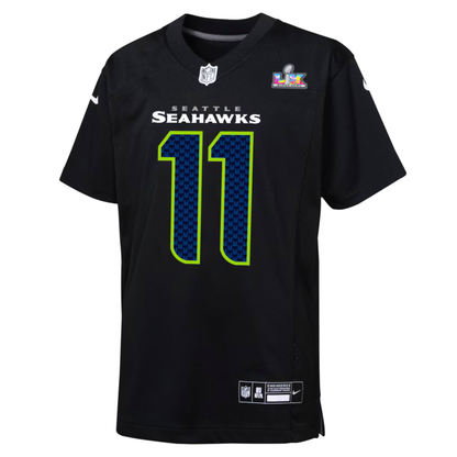Jaxon Smith-Njigba Seattle Seahawks Nike Youth Super Bowl LX Patch Carbon Fashion Game