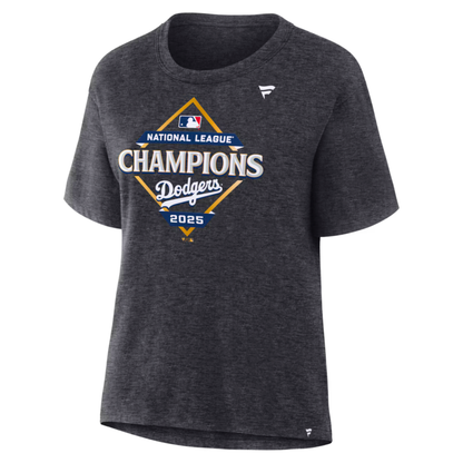 Women's Los Angeles Dodgers 2025 National League Champions Locker Room T-Shirt
